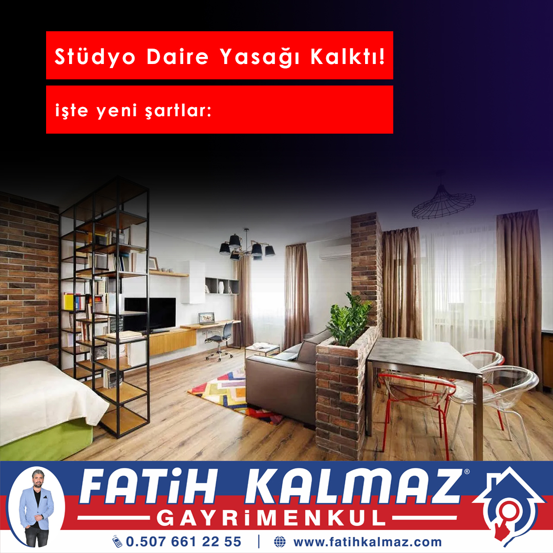 STÜDYO DAİRE YASAĞI KALKTI! İŞTE YENİ ŞARTLAR: