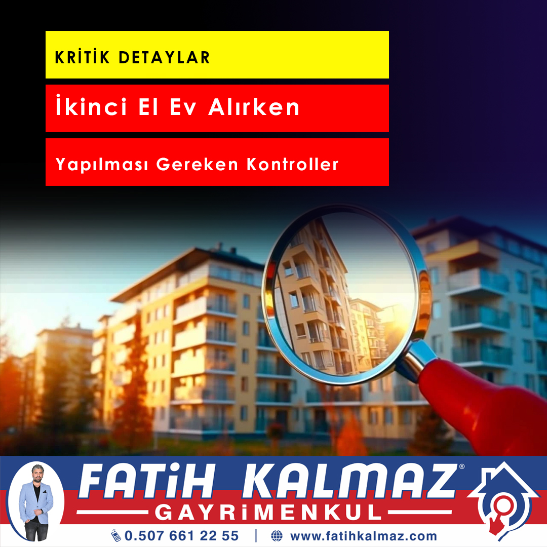 İkinci El Ev Alırken Yapılması Gereken Kontroller