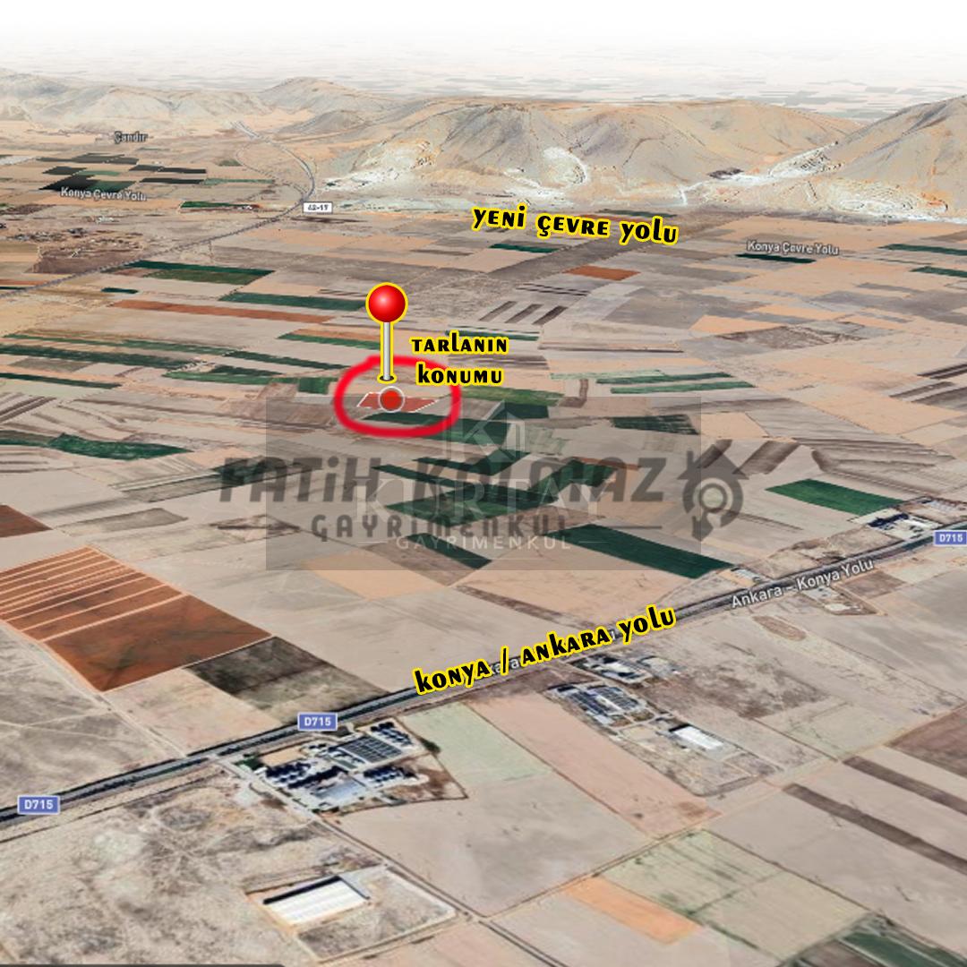 Selçuklu Yukarıpınarbaşı'nda Satılık Tarla - Hisseli - 598 M2