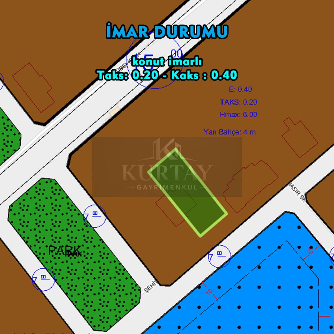 Karatay Başak'da Satılık Arsa - Müstakil - 650 M2