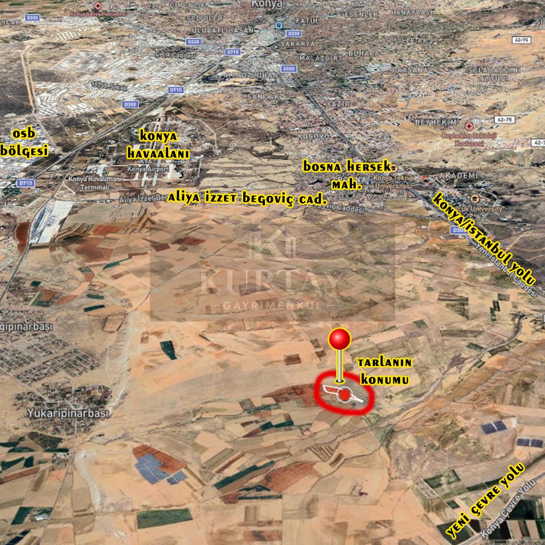 Selçuklu Yukarıpınarbaşı'nda Satılık Tarla - Müstakil - 50.000 M2